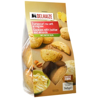 Delhaize | Fursecuri cu unt si migdale 140g