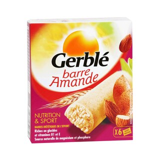 Gerble | Batoane dietetice pentru efort cu migdale 150g