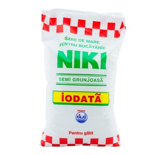 Kalas | Niki | Sare de mare iodata semi grunjoasa 1kg