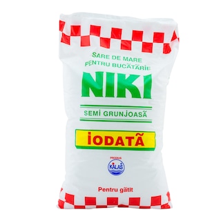 Kalas | Niki | Sare de mare iodata semi grunjoasa 1kg
