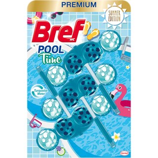 Bref | Color Aktiv | Odorizant wc Pool Time 3x50g