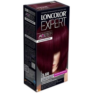 Loncolor | Expert | Vopsea de par aoe tech 5.66 rosu violet