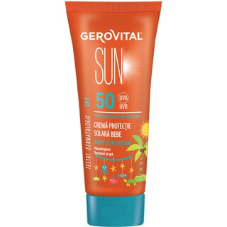Gerovital | Sun | Crema protectie solara SPF50 pentru bebelusi 100ml