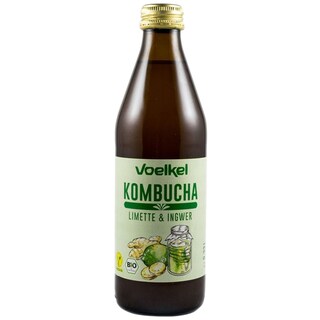 Voelkel | Bautura bio kombucha cu limete si ghimbir 330ml