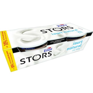 Zuzu | Stors | Iaurt natural 2% grasime 2x150g