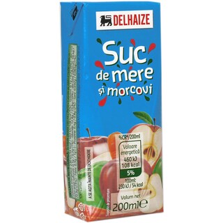 Delhaize | Suc de mere si morcovi 200ml