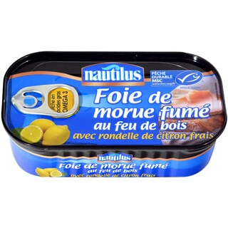 Nautilus | Ficat de cod afumat cu lamaie 120g