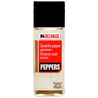 Delhaize | Piper negru macinat 45g
