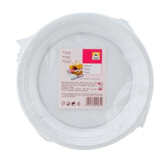 365 | Farfurie de plastic 21cm 20 bucati