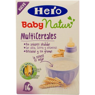Hero Baby | Natur | Cereale cu multicereale fara lapte 500g