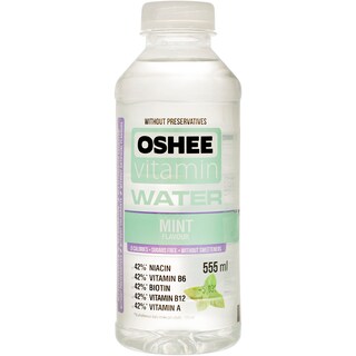 Oshee | Bautura racoritoare necarbogazoasa cu aroma de menta 555ml