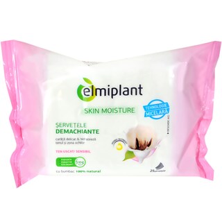 Elmiplant | Servetele demachiante pentru ten uscat si sensibil
