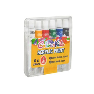 Colour Kids | Culori acrilice, 6 culori x 6ml