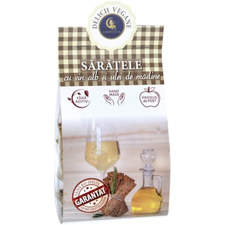 Delicii Vegane | Ambrozia | Saratele cu vin alb si ulei de masline 125g