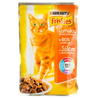 Friskies | Hrana umeda pentru pisici, cu carne de curcan 100g