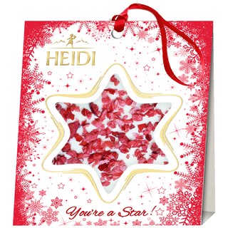 Heidi | Figurina din ciocolata alba cu merisor Stea 15g