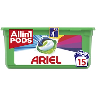 Ariel | All in 1 Pods | Detergent Touch of Lenor Color 15 capsule