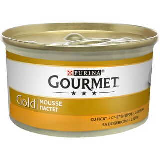Gourmet | Gold | Hrana pentru pisici adulte mousse ficat 85g