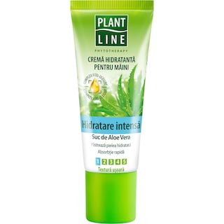 Plant Line | Crema pentru maini cu aloe vera 75ml