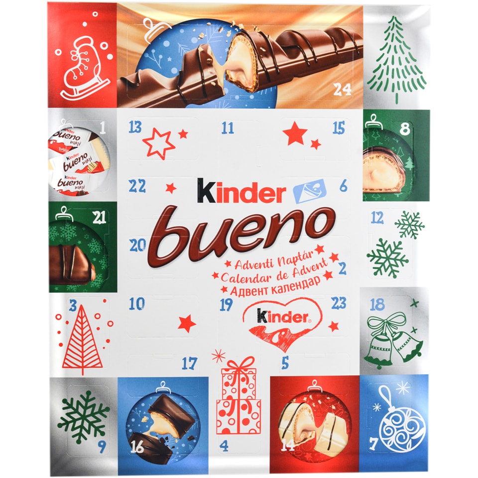 Kinder Bueno Calendar Advent 167g Megaimage