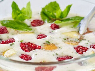 Supa rece din fructe