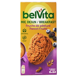 BelVita Breakfast | Biscuiti cu cereale integrale si fructe de padure 300g