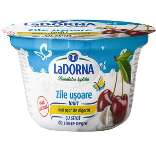 LaDORNA | Iaurt fara lactoza cu cirese negre 150g