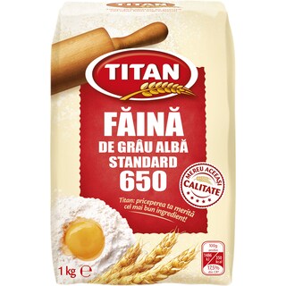 Titan | Faina faina alba de grau tip 650 1kg