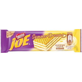 Joe | Dreams | Napolitana cu crema de lapte si banana 32g