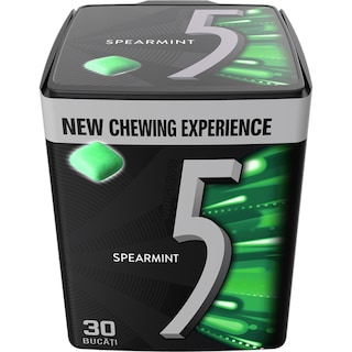 Five | Guma de mestecat Spearmint Bottle 72g