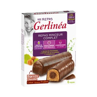Gerlinea | Batoane de ciocolata cu aroma de praline 372g