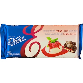Wedel | Ciocolata cu lapte si umplutura de panna cotta 100g