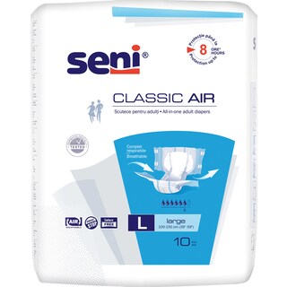 Seni | Classic Air | Scutece pentru adulti Classic Air Large, 10 bucati