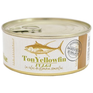 Marina Blue | Ton yellowfin fulgi in ulei de floarea soarelui 160g