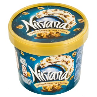 Nirvana | Inghetata cu vanilie, sirop de ciocolata si cookies 116g