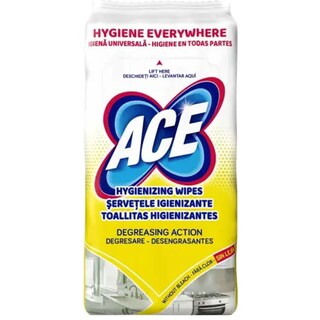 Ace | Servetele igienizante degresante, 40 bucati