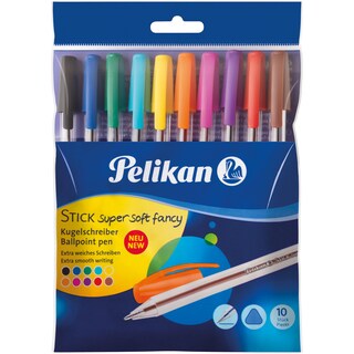 Pelikan | Set pixuri 10 culori Super Soft Fancy diverse culori