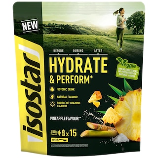 Isostar | Pudra pentru bautura izotonica Hydrate & Perform 450g