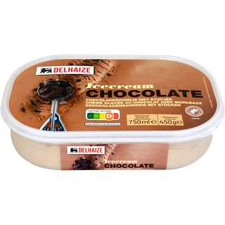 Delhaize | Inghetata cu bucati de ciocolata 750ml