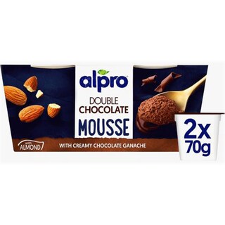 Alpro | Spuma de ciocolata cu migdale 2x70g