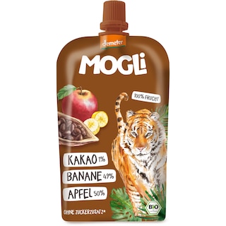 Mogli | Piure eco mere, banane, cacao 120g