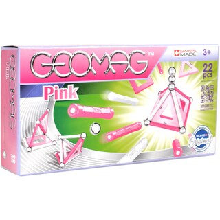 (bucata) | Geomag set constructii pink