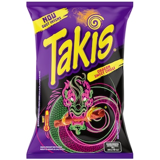TAKIS | Snacks Dragon cu aroma de chili dulce 90g
