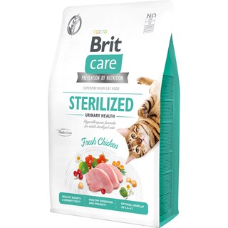 Brit Care | Hrana uscata pentru pisici Grain-Free Sterilized Urinary Health 2kg