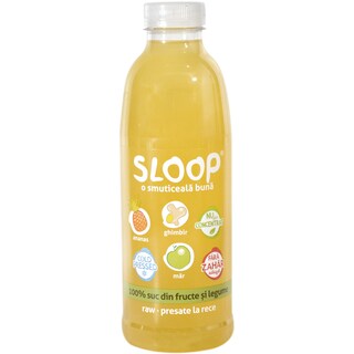 Sloop | Suc natural de mere, ananas, ghimbir si acerola 750ml