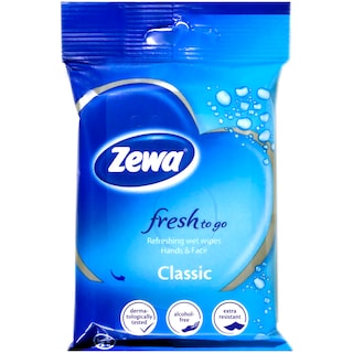 Zewa | Fresh to go | Servetele umede 10 bucati