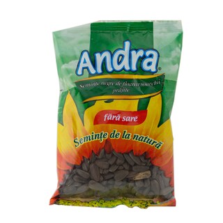 Andra | Seminte de floarea soarelui prajite si nesarate 70g
