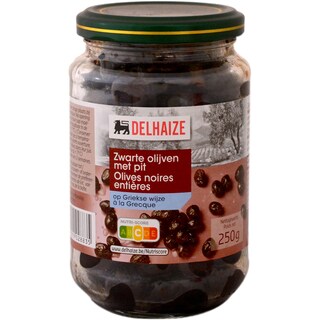 Delhaize | Masline negre A la Grec 250g