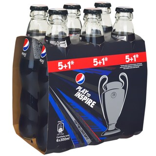 Pepsi | Max | Bautura racoritoare carbogazoasa  5+1x300ml