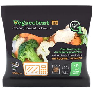 Vegscelent | Mix de legume usor de gatit la microunde si steamer 450g